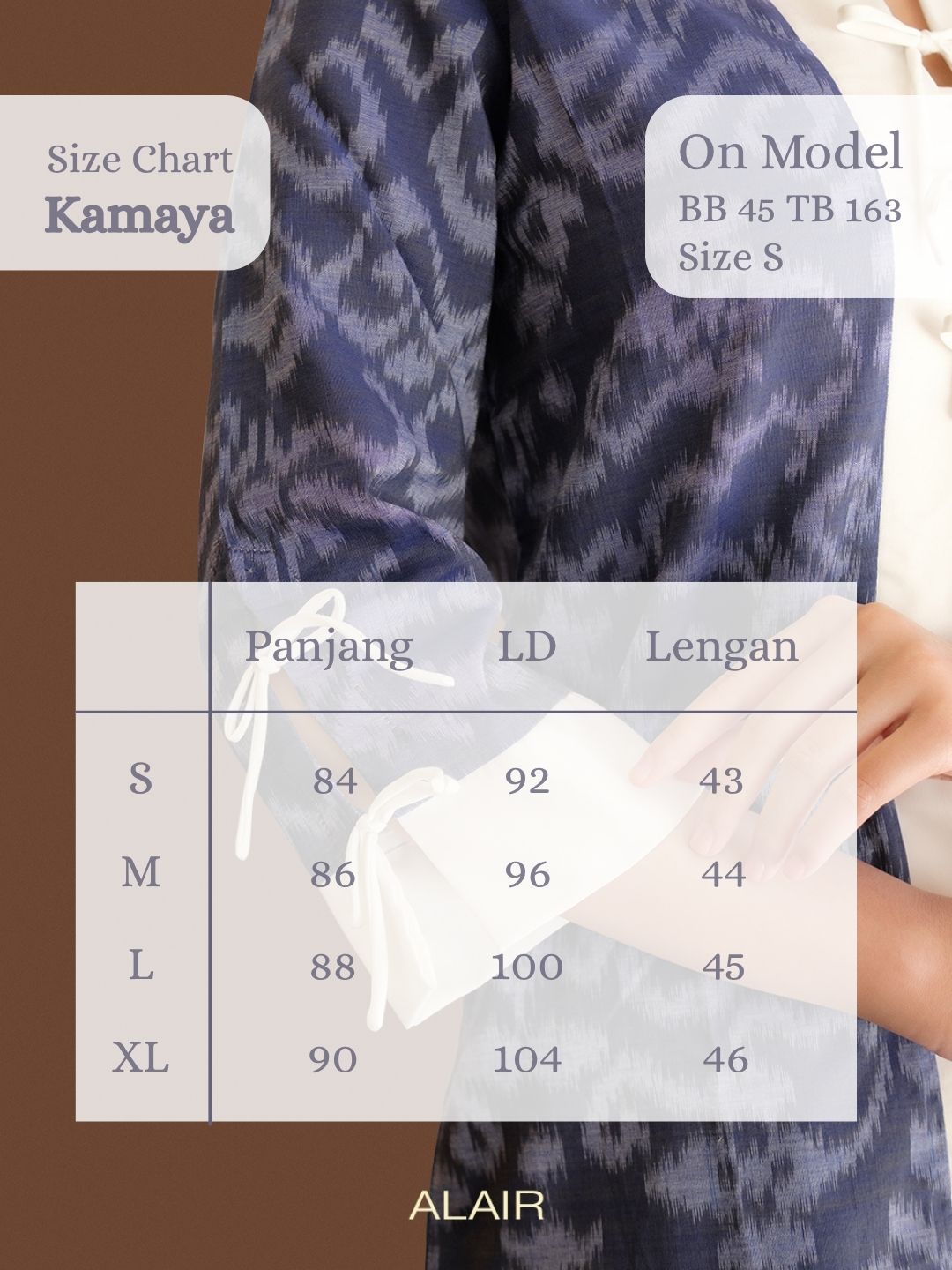 ALAIR | Kamaya Kimono Tenun Wanita - Purple - Foto 5